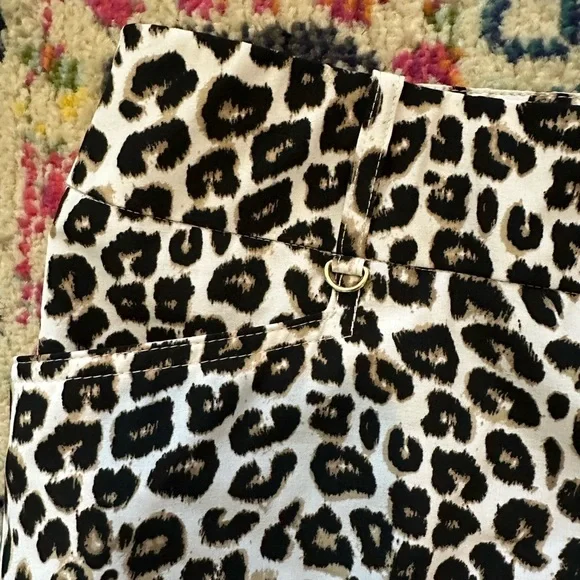 Zenergy Golf by Chicos Leopard Print Gold Skort sz 16/ XL - Picture 7 of 15